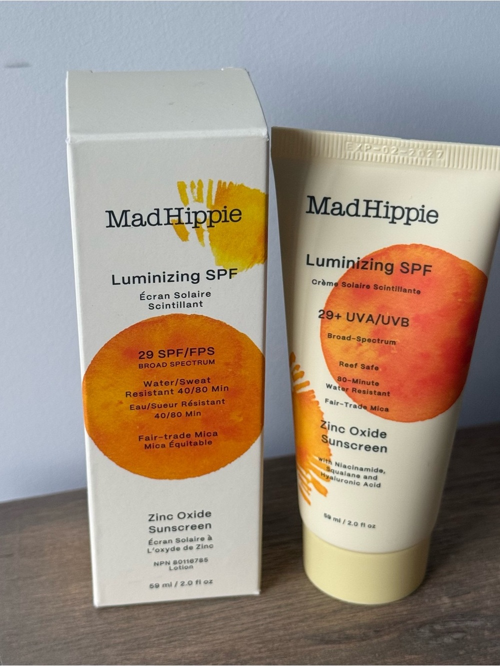 Mad Hippie Luminizing SPF Zinc Oxide Sunscreen — Cream (29+ SPF)